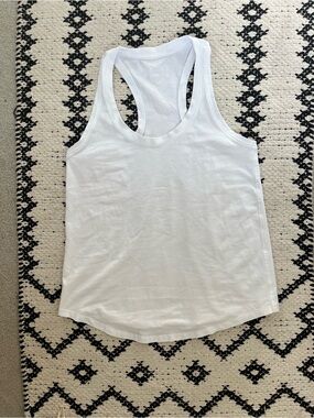 White Racerback Tank Top - Lululemon